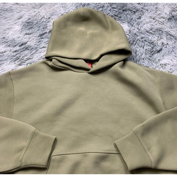 Nike Tech Fleece Reimagined Oversized Hoodie Neutral Olive FZ0744 276 Men Sz XL - Picture 3 of 7